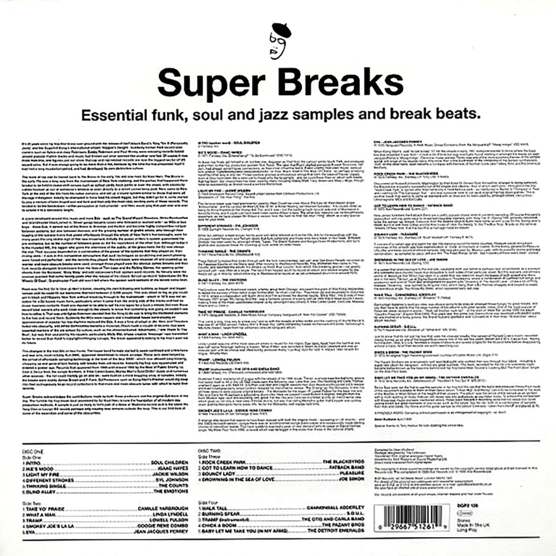 Isaac Hayes, Jackie Wilson, Joe Simon, The Counts, Etc. - Super Breaks: Essential Funk, Soul And Jazz Samples And Break Beats (2xLP) [New Vinyl Record LP]