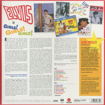 Elvis Presley - Girls! Girls! Girls! (180g) (red vinyl) (incl. 2x7") [New Vinyl Record LP]
