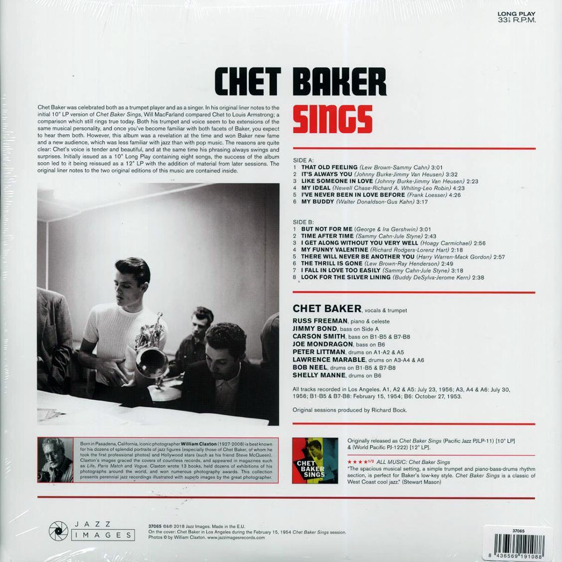 Chet Baker - Sings (ltd. ed.) (180g) [New Vinyl Record LP]