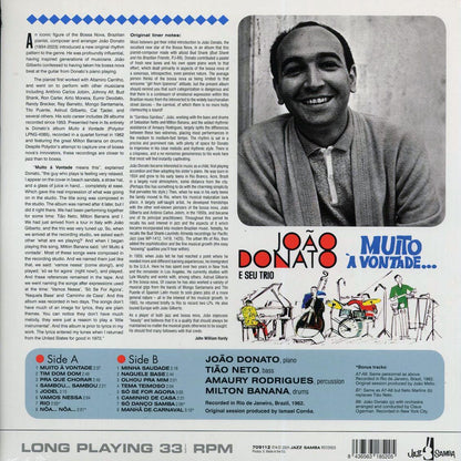 Joao Donato, Seu Trio - Muito a Vontade  (+4 bonus tracks) (ltd. ed.) (180g) [New Vinyl Record LP]