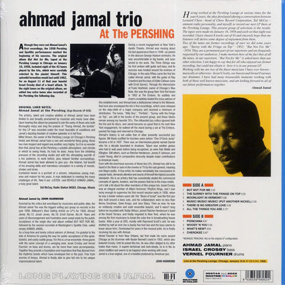 Ahmad Jamal Trio - Ahmad Jamal At The Pershing: But Not For Me (+2 bonus tracks) (ltd. ed.) (180g) (blue vinyl) [New Vinyl Record LP]