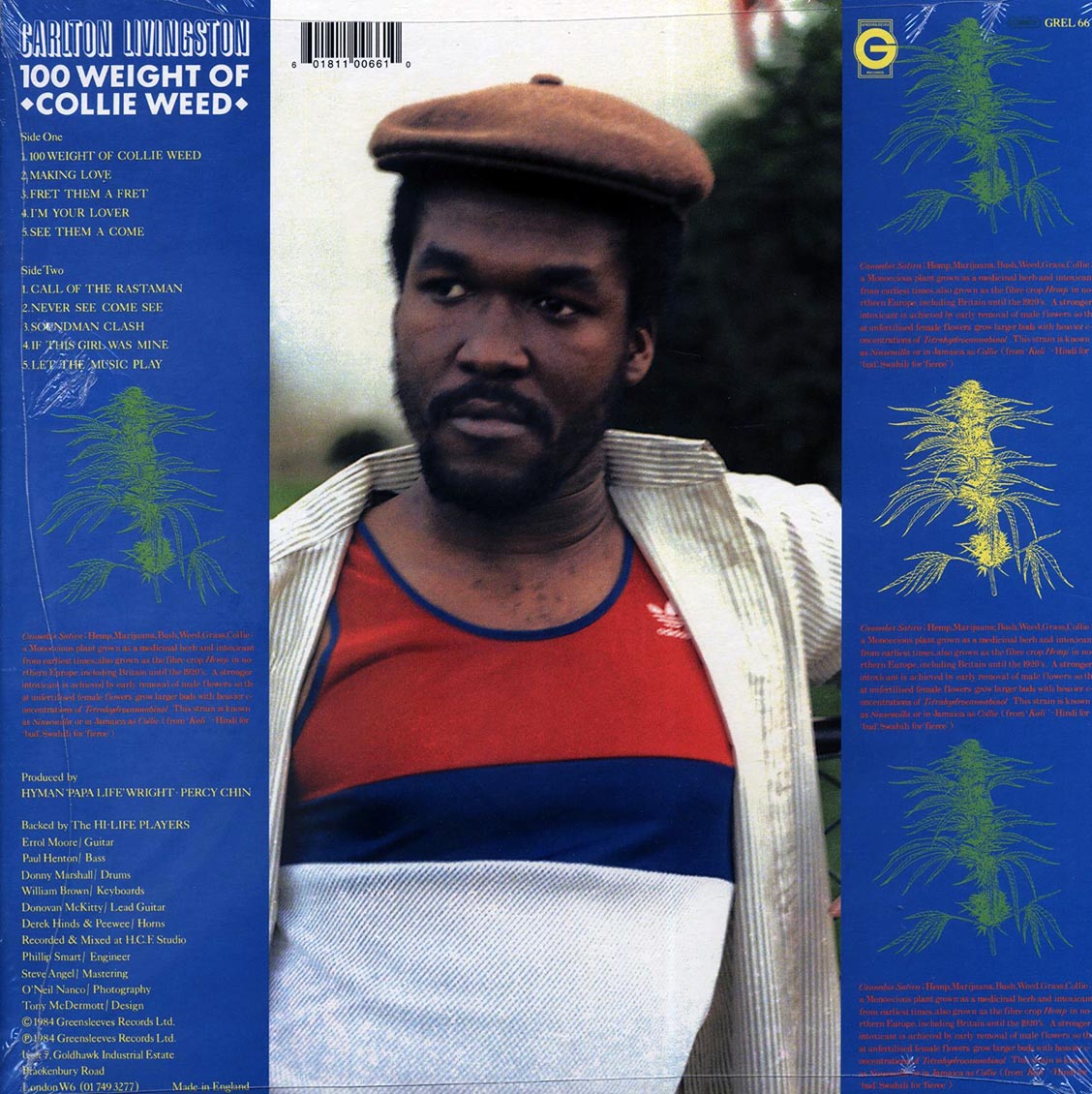 Carlton Livingston - 100 Weight Of Collie Weed [New Vinyl Record LP]