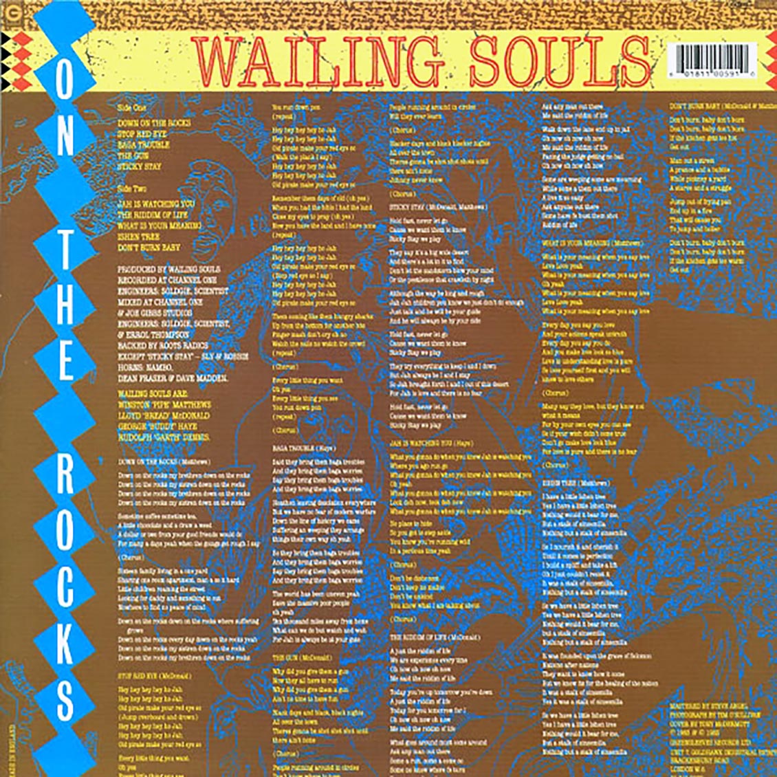 Wailing Souls - On The Rocks [New Vinyl Record LP]