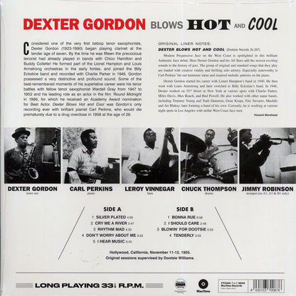 Dexter Gordon, Carl Perkins - Dexter Blows Hot And Cool (ltd. ed.) (180g) [New Vinyl Record LP]