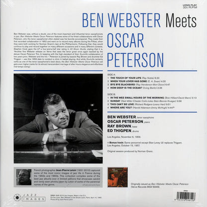 Ben Webster, Oscar Peterson - Ben Webster Meets Oscar Peterson (+bonus track) (ltd. ed.) (180g) [New Vinyl Record LP]
