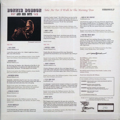 Bonnie Dobson & Her Boys - Take Me For A Walk In The Morning Dew (ltd. 500 copies made) (incl. mp3) [New]