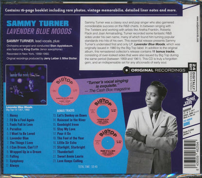 Sammy Turner - Lavender Blue Moods (23 tracks) (+11 bonus tracks) (incl. 16-page booklet) (24-bit mastering) (remastered) [New] [New CD]