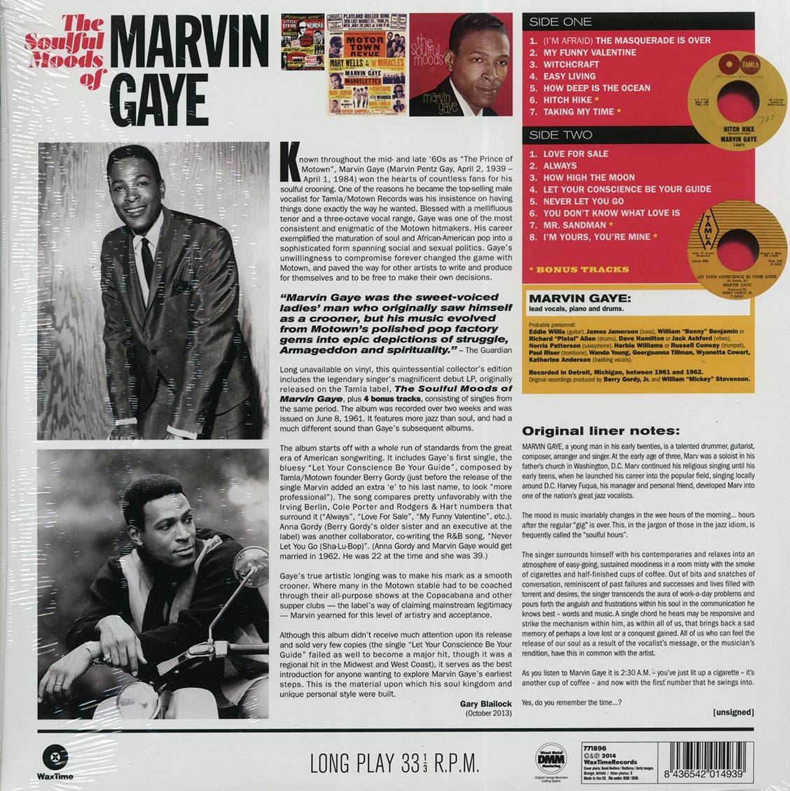 Marvin Gaye - The Soulful Moods Of Marvin Gaye (180g) [New Vinyl Record LP]