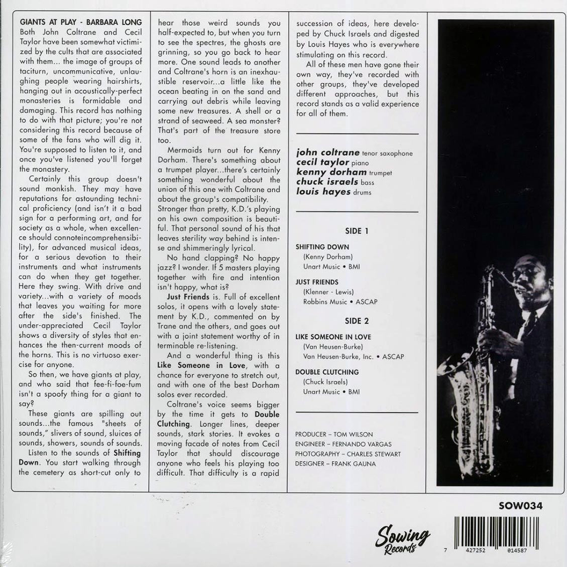 John Coltrane - Coltrane Time (clear vinyl) [New Vinyl Record LP]
