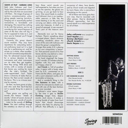 John Coltrane - Coltrane Time (clear vinyl) [New Vinyl Record LP]