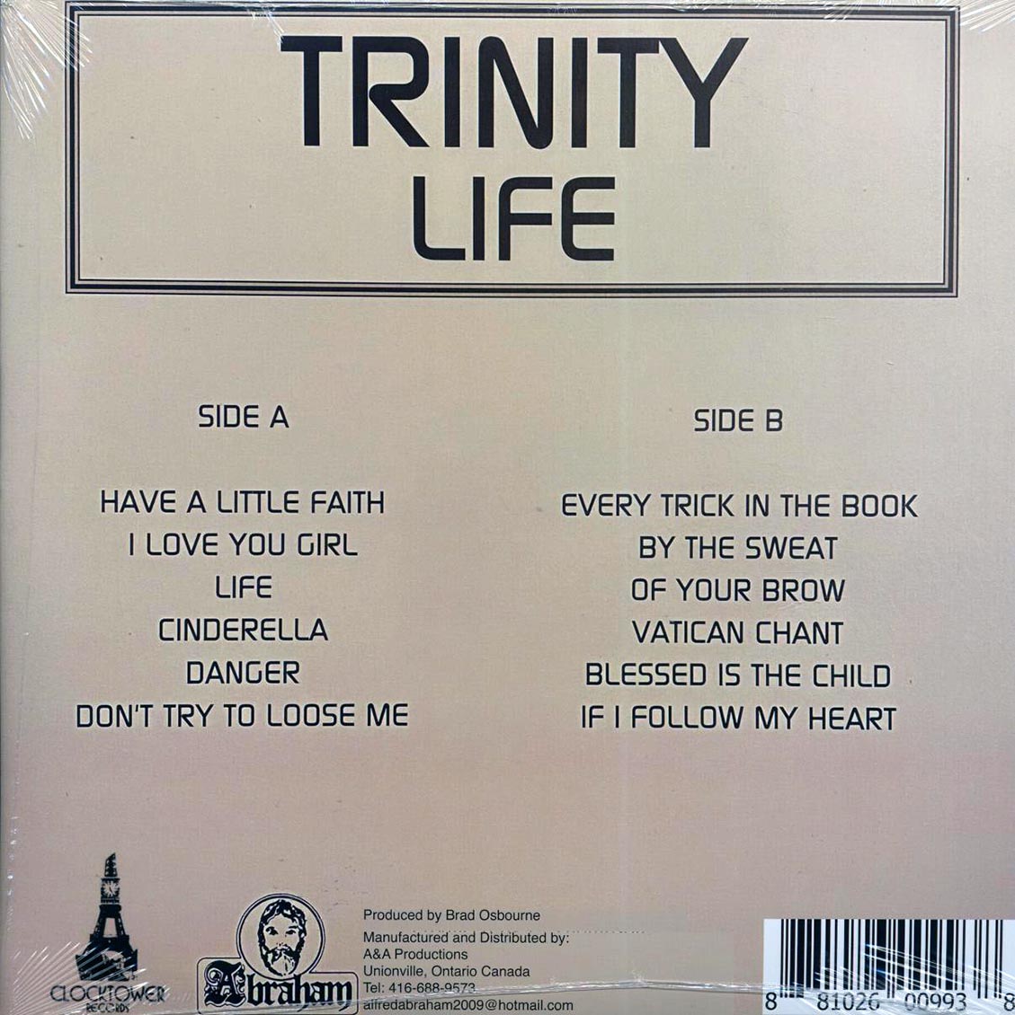 Trinity - Life [New] [New Vinyl]