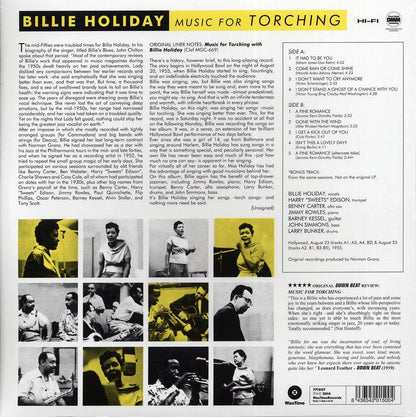 Billie Holiday - Music For Torching (ltd. ed.) (180g) (remastered) [New Vinyl Record LP]