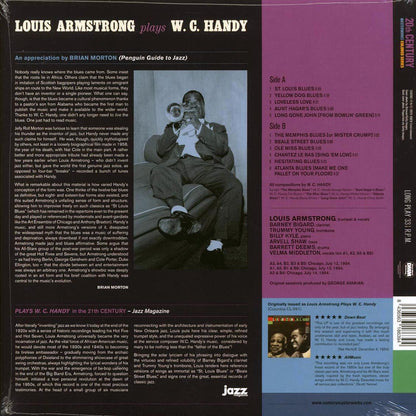 Louis Armstrong - Plays WC Handy (ltd. ed.) (180g) (blue vinyl) [New Vinyl Record LP]