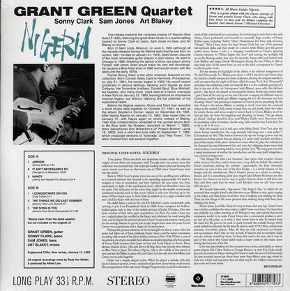Grant Green Quartet - Nigeria (incl. mp3) (180g) [New Vinyl Record LP]