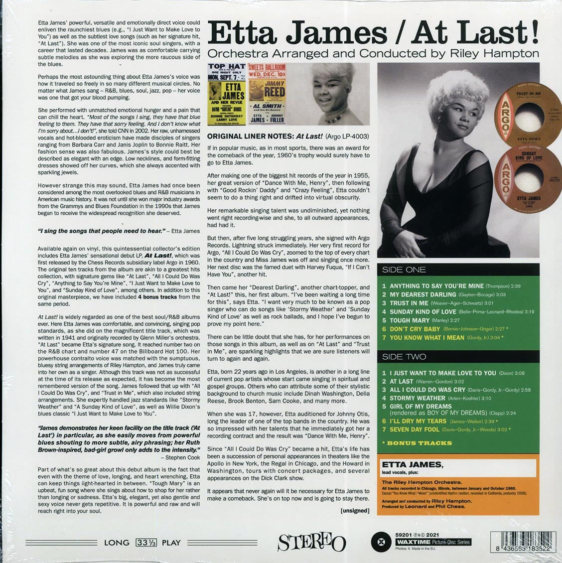 Etta James - At Last! (ltd. ed.) (picture disc) [New Vinyl Record LP]