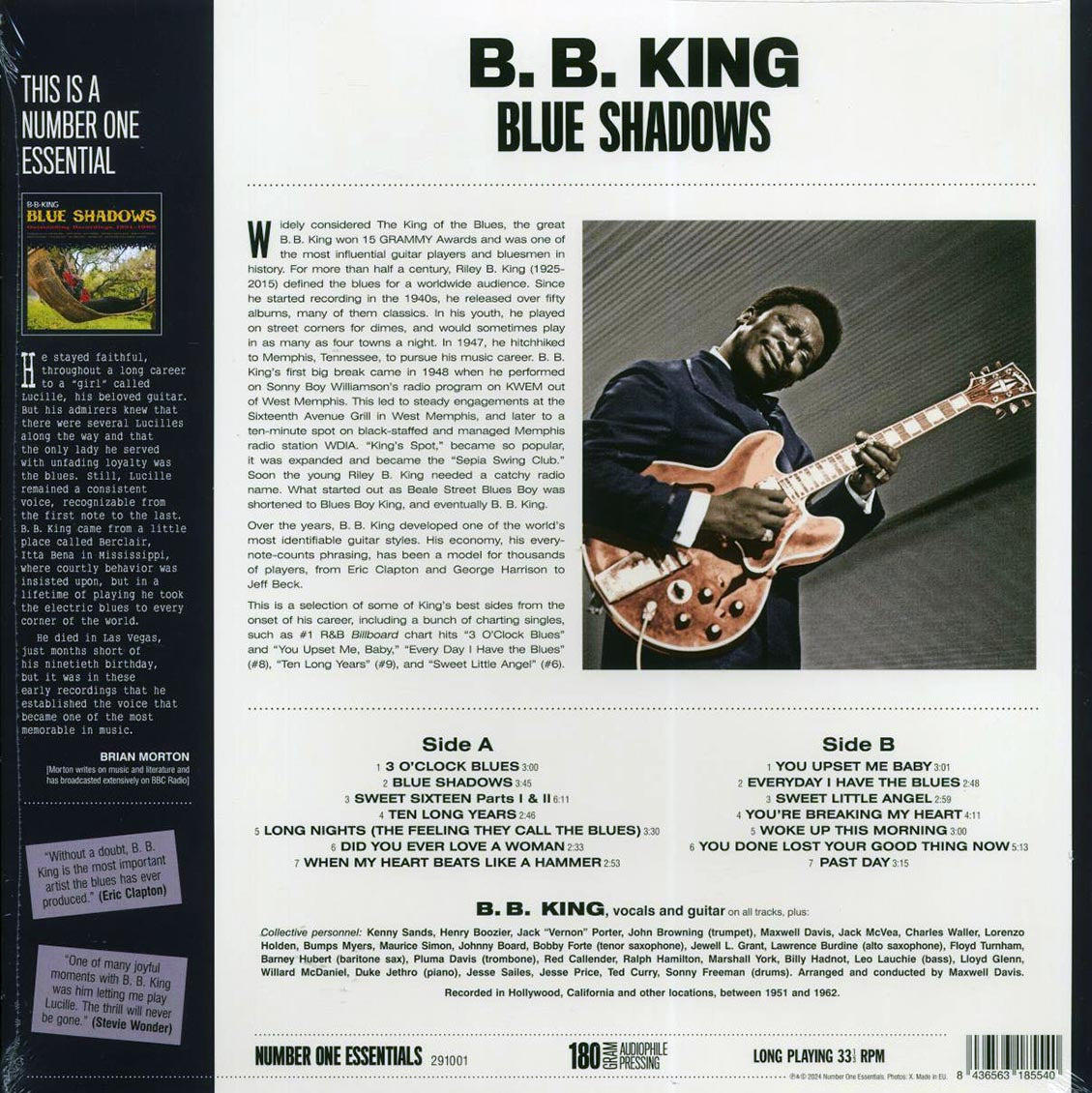 BB King - Blue Shadows: Outstanding Recordings 1951-1962 (ltd. ed.) (180g) [New Vinyl Record LP]