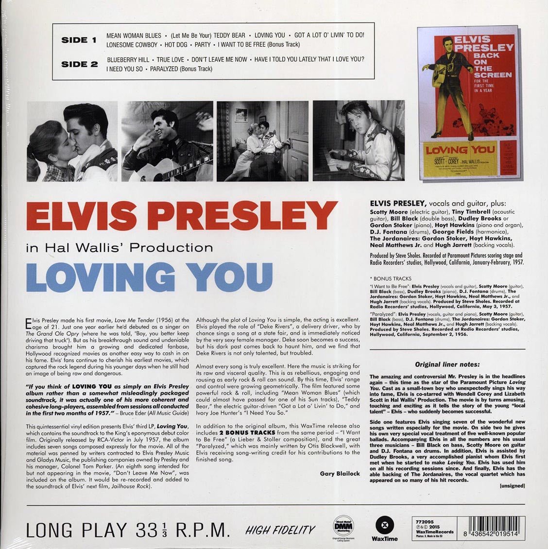 Elvis Presley - Loving You (ltd. ed.) (180g) [New Vinyl Record LP]