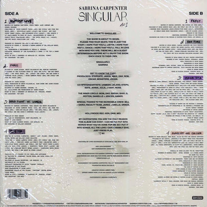 Sabrina Carpenter - Singular Act I [New Vinyl Record LP]