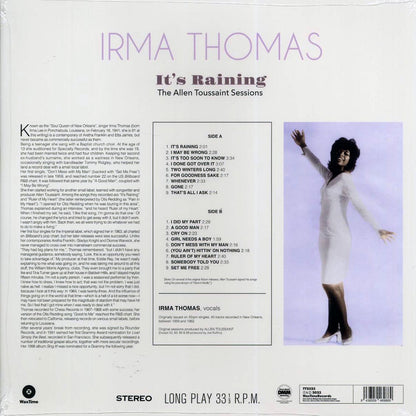 Irma Thomas - It's Raining: The Allen Toussaint Sessions (ltd. ed.) (180g) [New Vinyl Record LP]