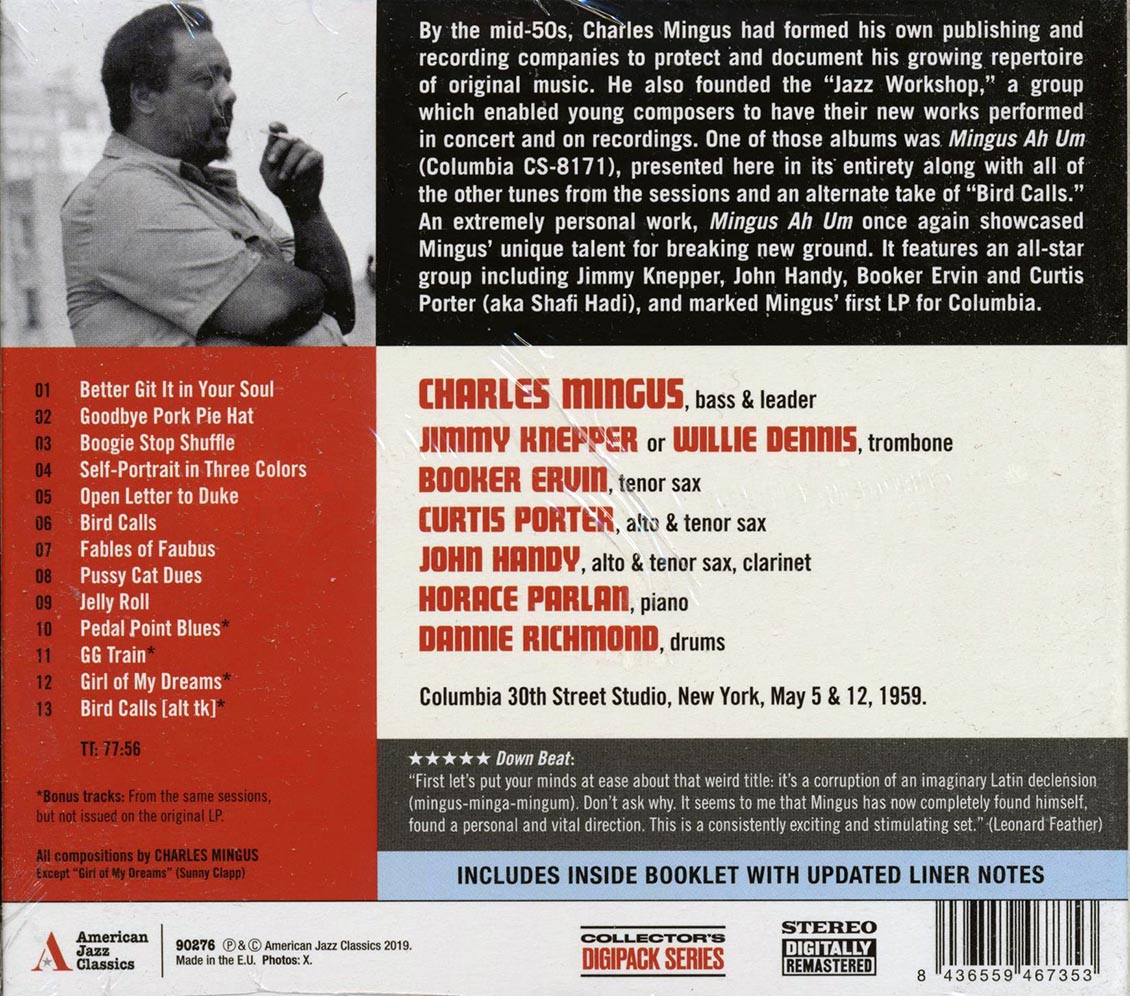 Charles Mingus - Mingus Ah Um [New] [New CD]