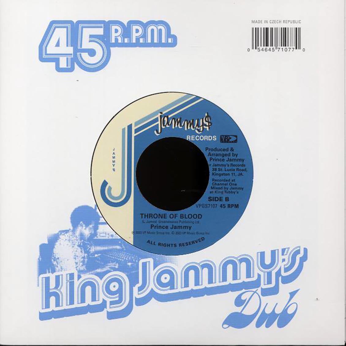 Lacksley Castell - What A Great Day  /  Prince Jammy - Throne Of Blood [New Vinyl Record 7" Single]