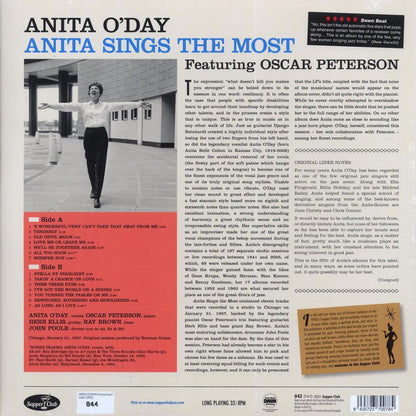 Anita O'Day - Anita Sings The Most (+3 bonus tracks) (ltd. ed.) (180g) [New Vinyl Record LP]