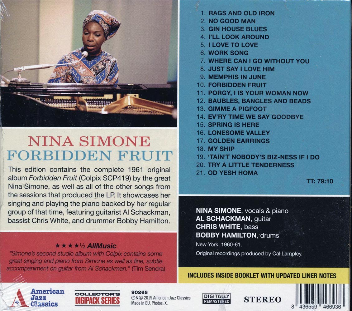 Nina Simone - Forbidden Fruit [New] [New CD]