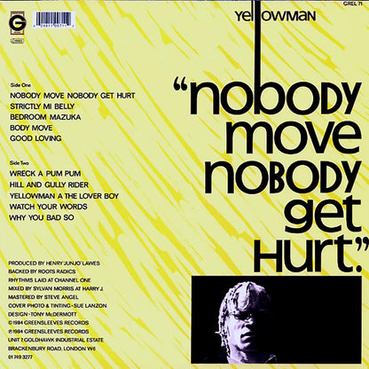 Yellowman - Nobody Move, Nobody Get Hurt [New Vinyl Record LP]