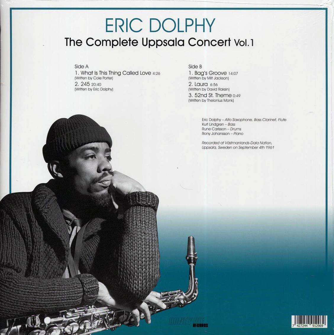 Eric Dolphy - The Complete Uppsala Concert Volume 1 [New Vinyl Record LP]