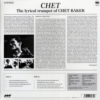 Chet Baker - Chet (ltd. ed.) (180g) (remastered) [New Vinyl Record LP]