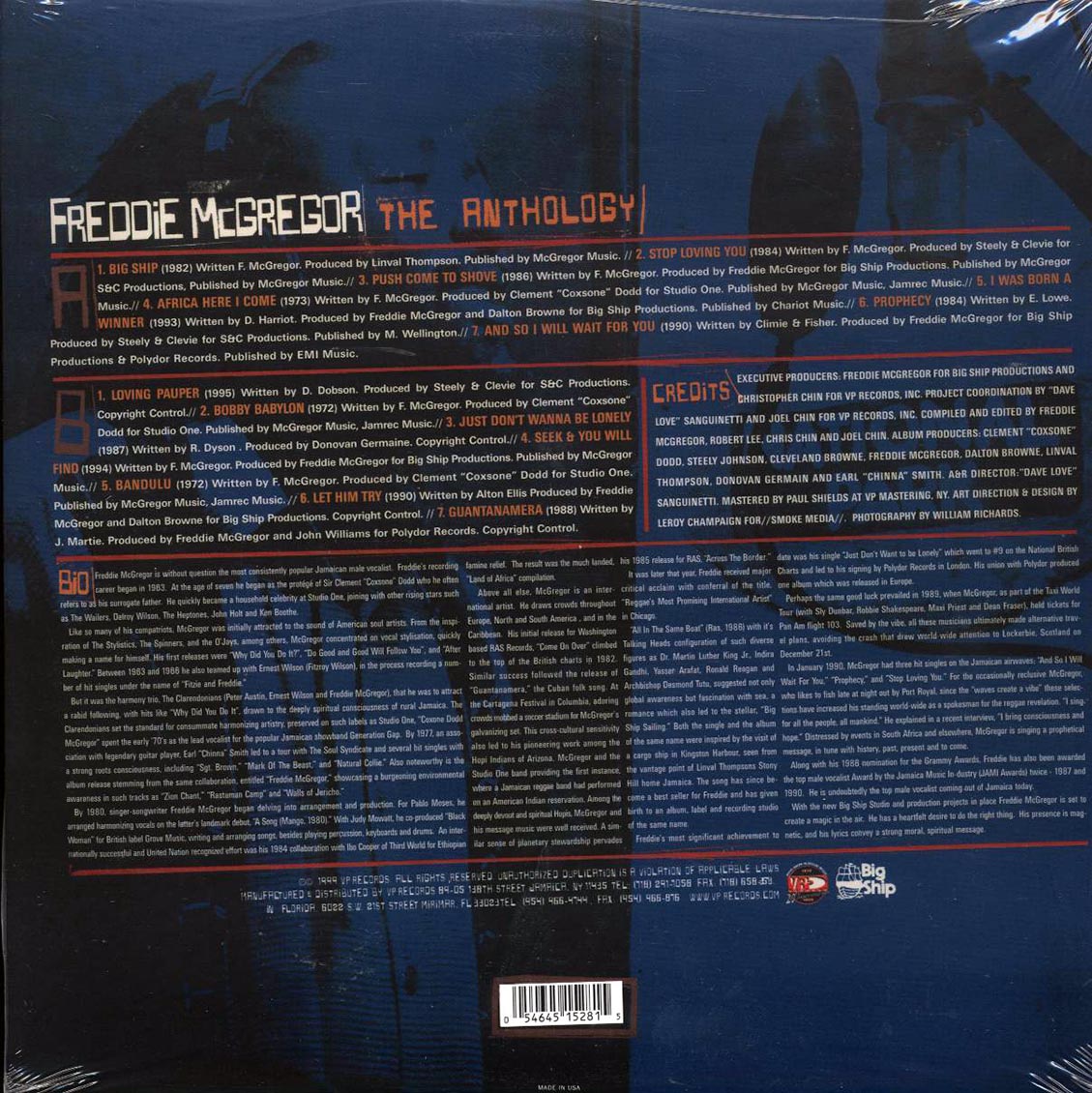 Freddie McGregor - The Anthology [New Vinyl Record LP]