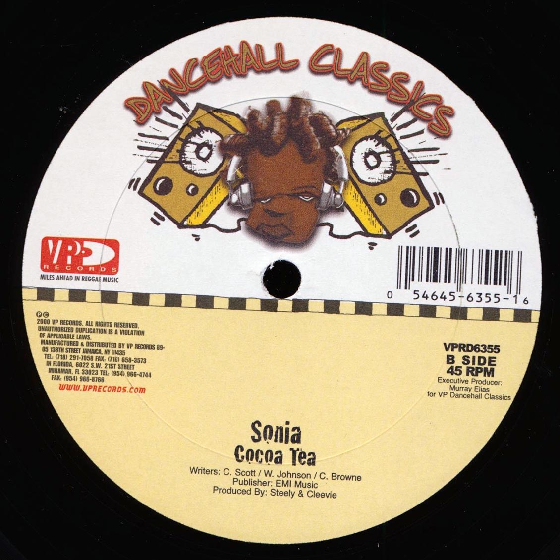Cutty Ranks - Grizzle  /  Cocoa Tea - Sonia (rhythm: "Punanny") [New Vinyl Record 12" Single]