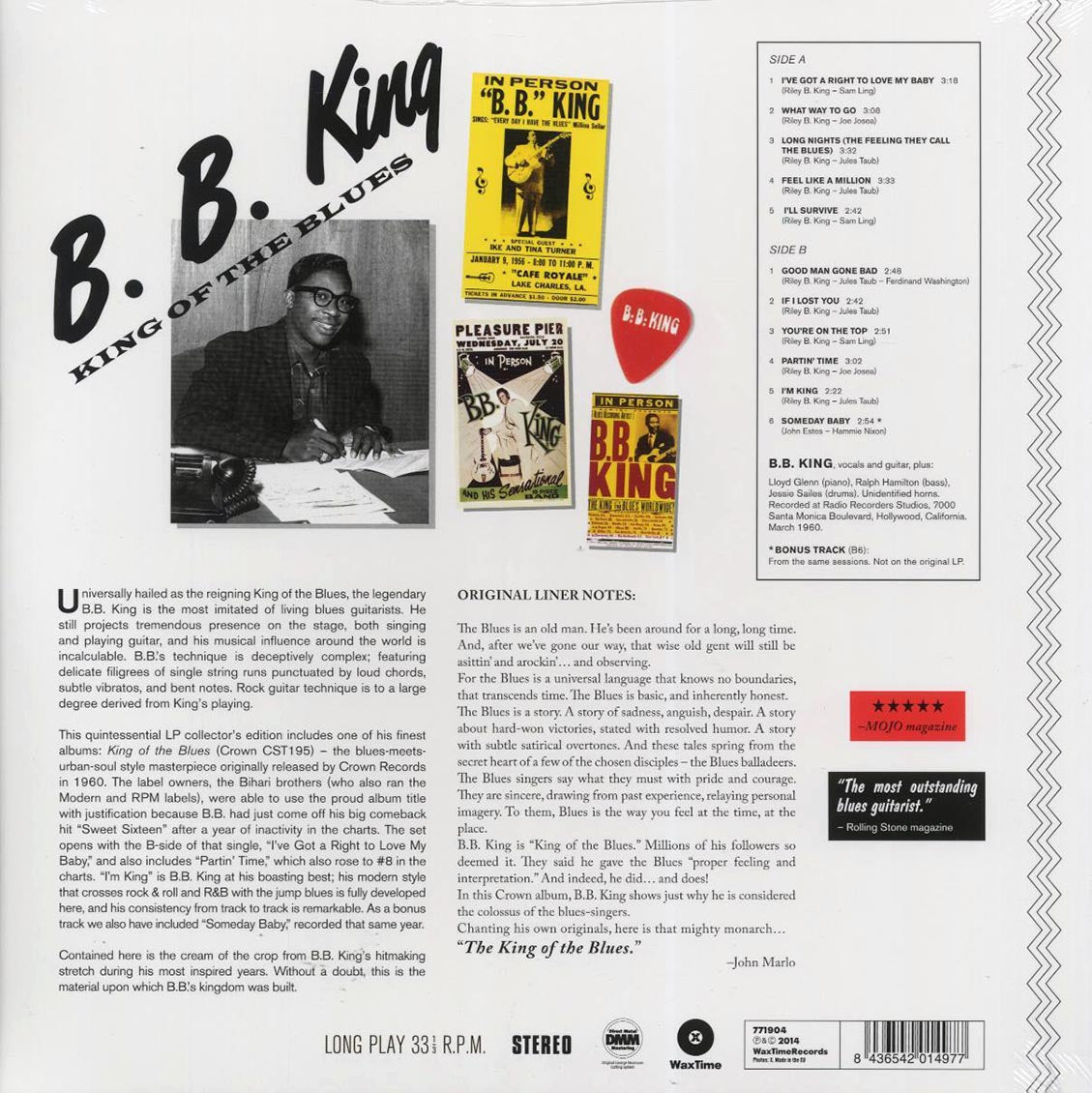 BB King - King Of The Blues (ltd. ed.) (180g) [B] [New Vinyl Record LP]