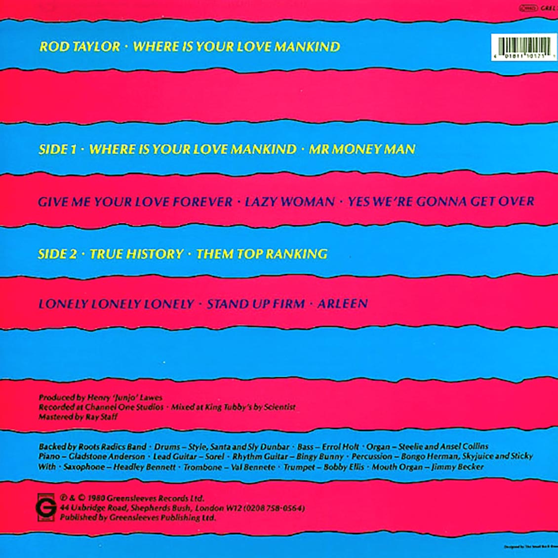 Rod Taylor - Where Is Your Love Mankind [New Vinyl Record LP]