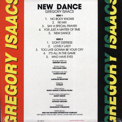 Gregory Isaacs - New Dance (orig. press) [New Vinyl Record LP]
