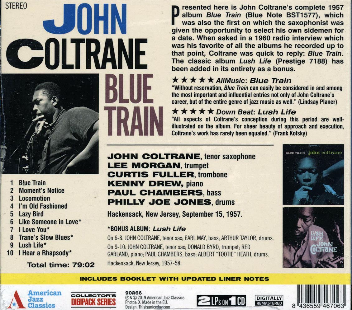 John Coltrane - Blue Train [New] [New CD]