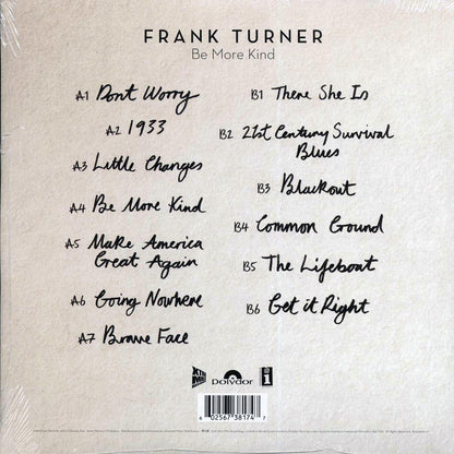 Frank Turner - Be More Kind (180g) [New Vinyl LP]