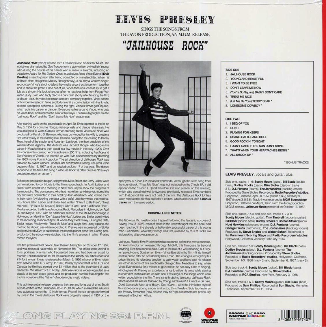 Elvis Presley - Jailhouse Rock (+4 bonus tracks) (180g) (red vinyl) [New Vinyl Record LP]