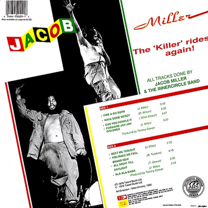 Jacob Miller - Killer Rides Again [New Vinyl Record LP]