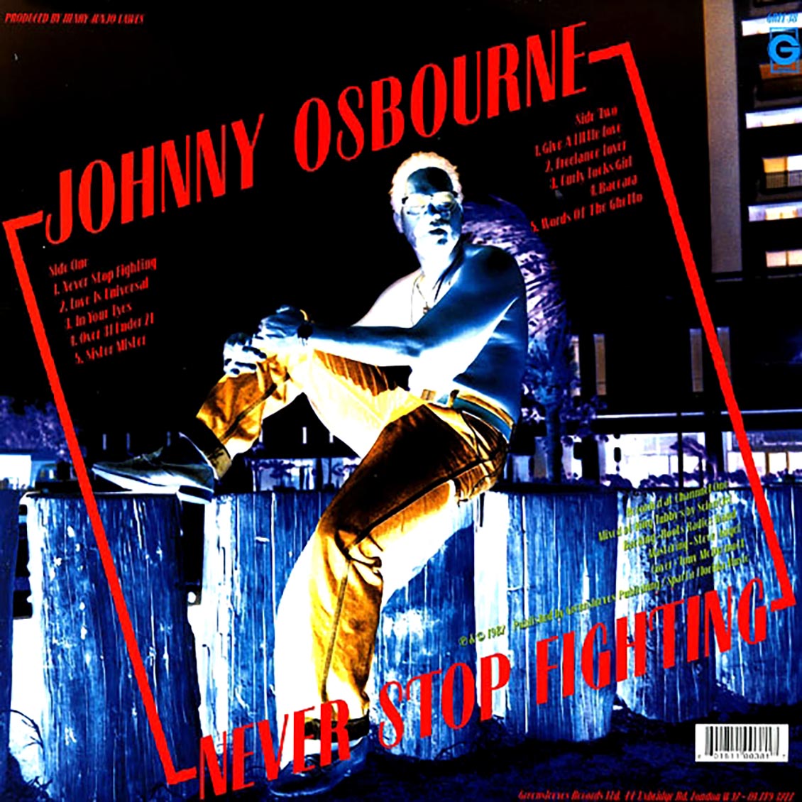 Johnny Osbourne - Never Stop Fighting [New Vinyl Record LP]