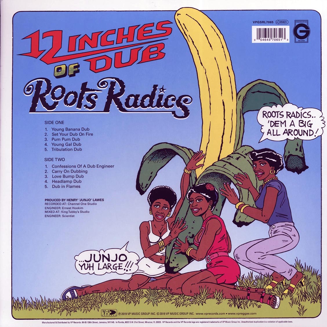 The Roots Radics - 12 Inches Of Dub [New Vinyl Record LP]