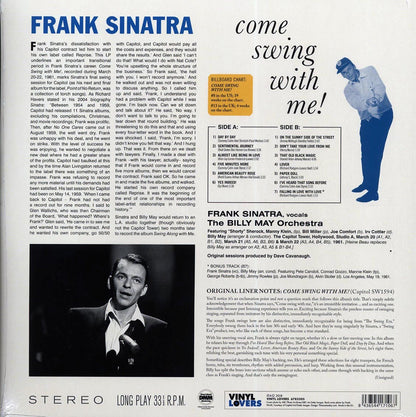 Frank Sinatra - Come Swing With Me! (+ 2 bonus tracks) (DMM) (ltd. ed.) (180g) (High-Def VV) [New Vinyl Record LP]