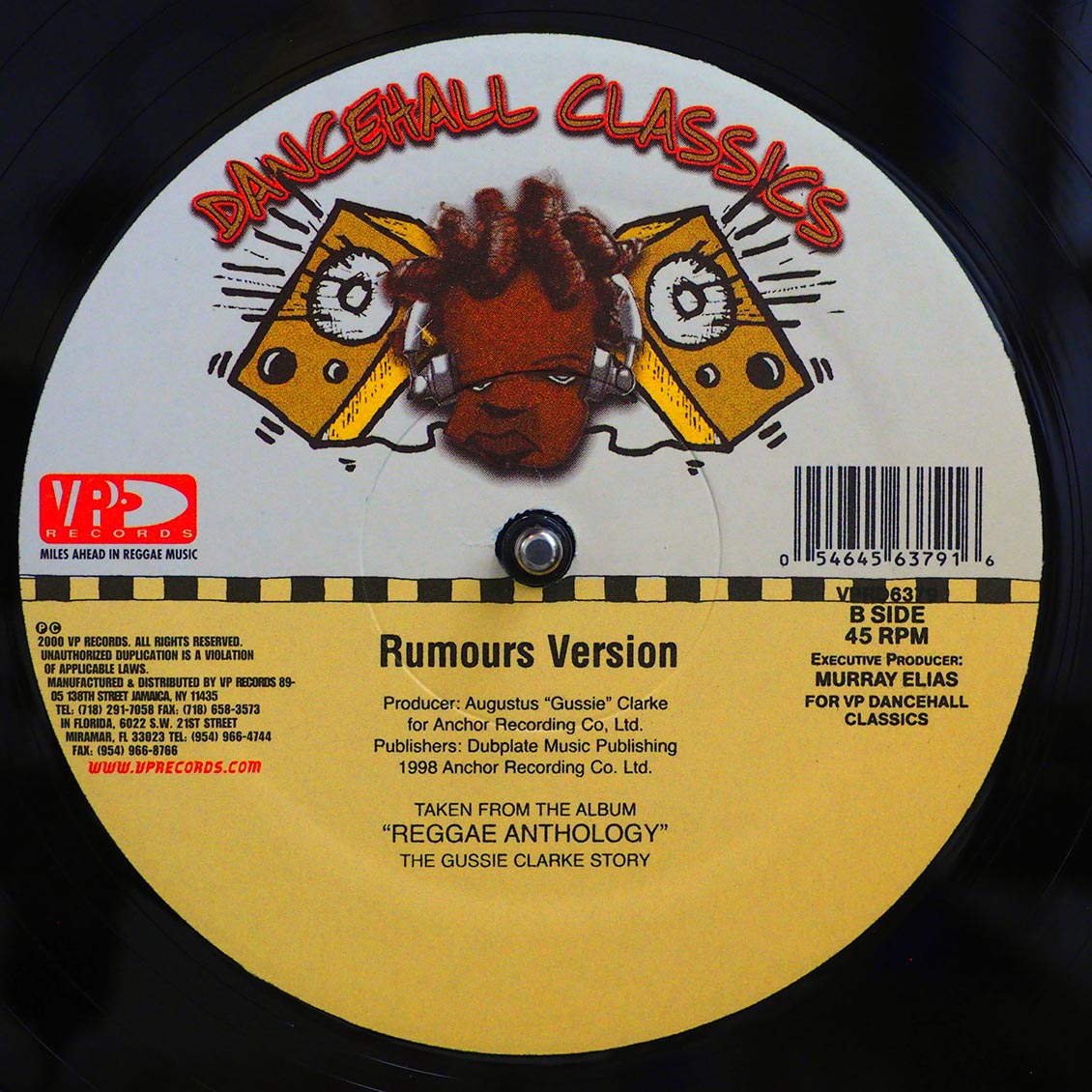 Gregory Isaacs - Rumours  /  Version (rhythm: "Telephone Love AKA Rumors") [New Vinyl Record 12" Single]