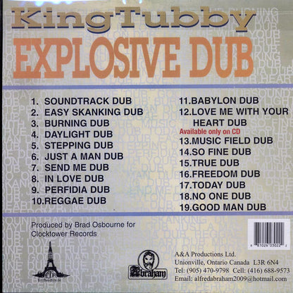 King Tubby - Explosive Dub [New] [New Vinyl]