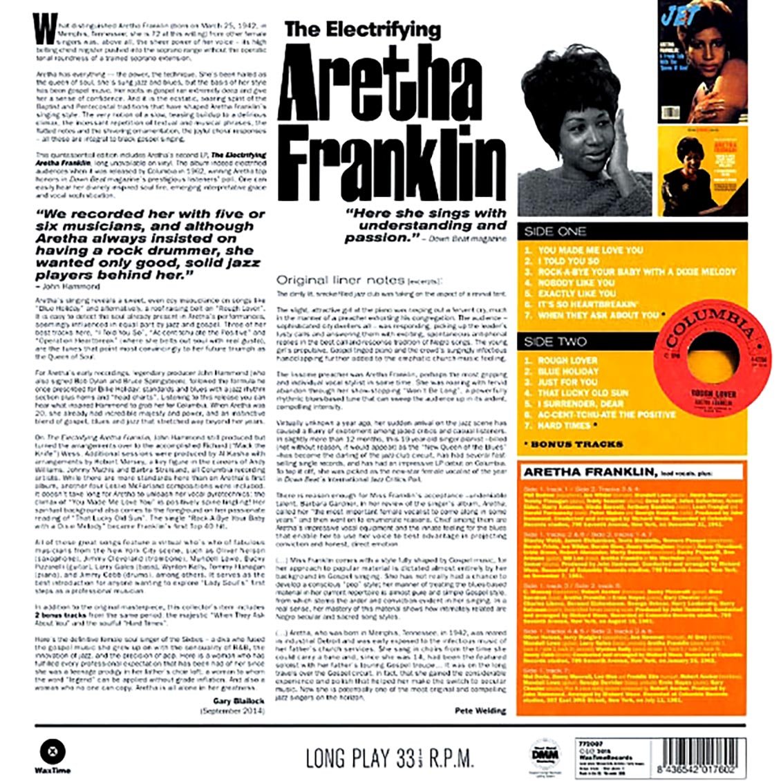 Aretha Franklin - The Electrifying Aretha Franklin (ltd. ed.) (180g) [New Vinyl Record LP]