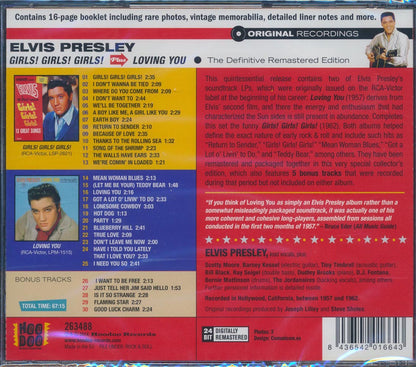 Elvis Presley - Girls! Girls! Girls! + Loving You [New CD]