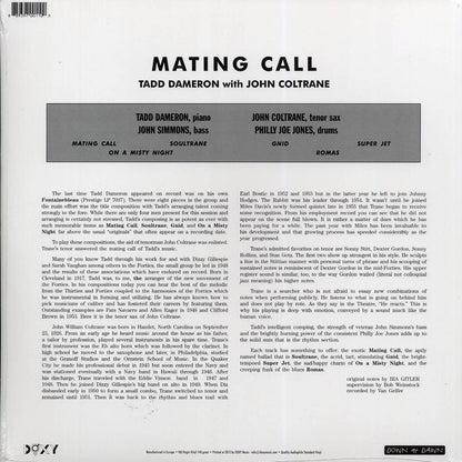 John Coltrane, Tadd Dameron - Mating Call [New Vinyl Record LP]