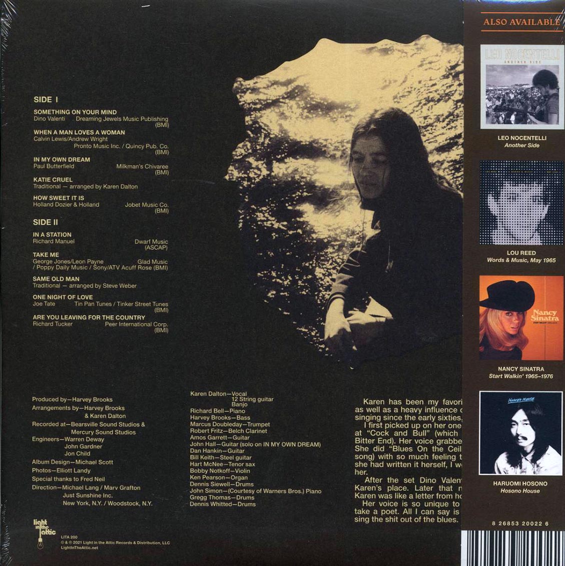 Karen Dalton - In My Own Time (50th Anniv. Ed.) (silver vinyl) (RTI press) [New Vinyl Record LP]