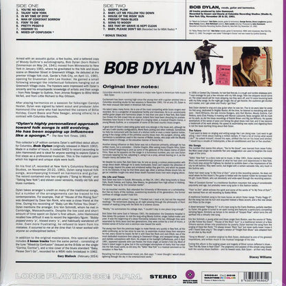 Bob Dylan - Bob Dylan (+2 bonus tracks) (ltd. ed.) (180g) (purple vinyl) [New Vinyl Record LP]