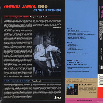 Ahmad Jamal Trio - At The Pershing (+4 bonus tracks) (ltd. ed.) (180g) (blue vinyl) [New Vinyl Record LP]